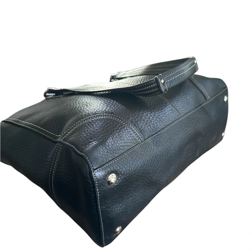 ✨ Coach Legacy Pebbled Leather Tote – Black | EUC | Luxury Classic ✨ - Picture 13 of 16